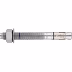 Goujon d'ancrage mâle charges lourdes pour béton fissuré et non fissuré - Bague inoxydable M8 x 115 Ø8 - Boite de 100