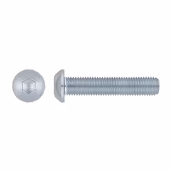 Vis allen à tête ronde - Acier 10.9 - Zingué M10 x 25 - Boite de 100