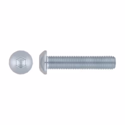 Vis allen à tête ronde - Acier 10.9 - Zingué M10 x 30 - Boite de 100
