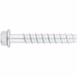 Vis a béton Tête hexagonale - Recouvrement zingué - Homologué ETE Option 1 Ø6 x 45 - Boite de 100