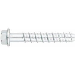 Vis a béton Tête hexagonale - Recouvrement zingué - Homologué ete Option 1 Ø6 x 45 - Boite de 100