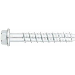 Index - Vis a béton Tête hexagonale - Recouvrement zingué - Homologué ete Option 1 Ø8 x 75 - Boite de 25
