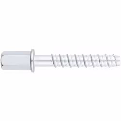 Boite de 50 - Vis a béton - Tête filetage femelle - Recouvrement zingué - Homologué ETE Option 2 Ø5 x 35 (M6)