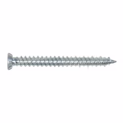 Boite de 100 - Vis à béton - Tête plate - Empreinte Torx - Zinguée 7,5 x 52 Ø6 - Boite de 100