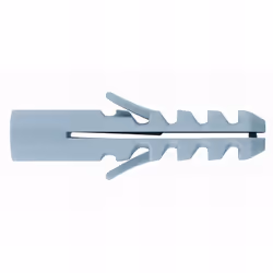 Cheville nylon (6 x 30 mm D. 6 mm). Fabriqué en nylon. Utilisation sur : béton, béton creux, béton cellulaire, brique pleine, ...