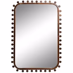 Home ESPRIT Miroir mural Noir Doré Verre Bois MDF Néoclassique 44 x 2,5 x 64 cm