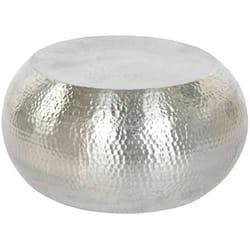 Home ESPRIT Table Basse Aluminium 60 x 60 x 30 cm