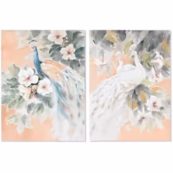 Home ESPRIT Cadre Tropical 90 x 3,7 x 120 cm (2 Unités)