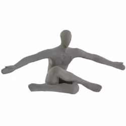 Fijalo Meti_FD209286, Gris, Résine, 570 mm, 195 mm, 268 mm