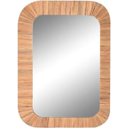 Home ESPRIT Miroir mural Marron Naturel Sapin Colonial 70 x 3 x 100 cm