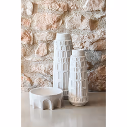 Fijalo Meti_JR209392 vase Résine Blanc