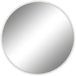Home ESPRIT Miroir mural Blanc Métal Miroir Urbaine 70 x 4,5 x 70 cm