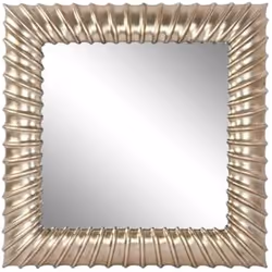 Home ESPRIT Miroir mural Doré Résine Miroir 95 x 8 x 95 cm