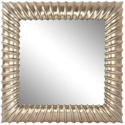Home ESPRIT Miroir mural Doré Résine Miroir 95 x 8 x 95 cm