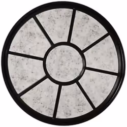 Home ESPRIT Miroir mural Noir Bois Miroir Finition vieillie 100 x 5 x 100 cm