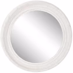 Home ESPRIT Miroir mural Blanc Bois 66 x 5 x 66 cm