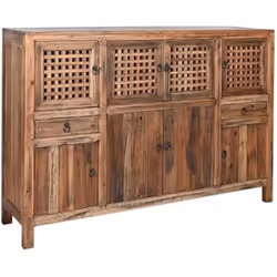 Home ESPRIT Buffet Naturel 153 x 37 x 104 cm