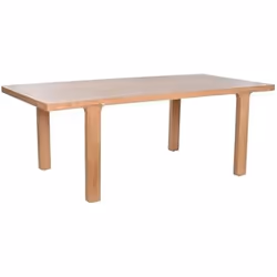 Home ESPRIT Table de Salle à Manger Naturel Chêne 210,5 x 101 x 77 cm
