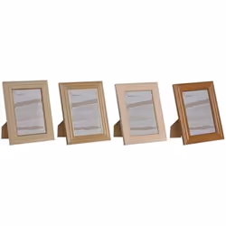Home ESPRIT Cadre photo Multicouleur Verre polystyrène 19,2 x 1,6 x 24,2 cm (4 Unités)