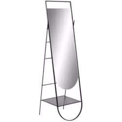Home ESPRIT Miroir sur Pied Noir 44,4 x 40 x 162 cm