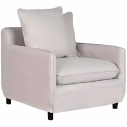 Home ESPRIT Fauteuil Beige 85 x 85 x 74 cm