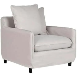Home ESPRIT Fauteuil Beige 85 x 85 x 74 cm