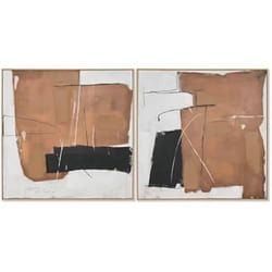 Home ESPRIT Cadre Abstrait Urbaine 100 x 4 x 100 cm (2 Unités)