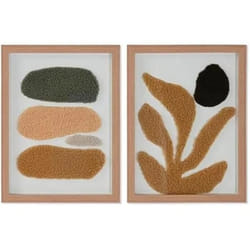 Home ESPRIT Cadre Abstrait Urbaine 30 x 2,5 x 40 cm (2 Unités)