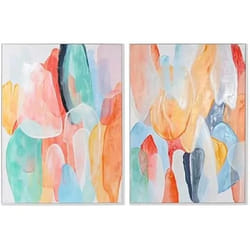 Home ESPRIT Cadre Abstrait Moderne 90 x 3,5 x 120 cm (2 Unités)