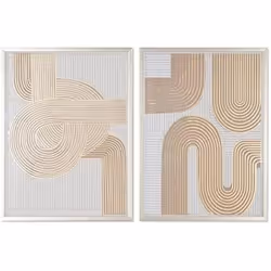 Home ESPRIT Cadre Moderne 62,3 x 3,6 x 82,5 cm (2 Unités)