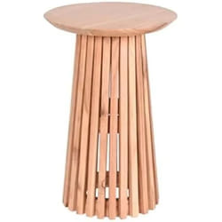 Home ESPRIT Petite Table d'Appoint Naturel bois mindi 40 x 40 x 60 cm