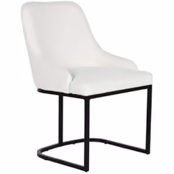Home ESPRIT Chaise de Salle à Manger Blanc Noir 54 x 61 x 82,5 cm