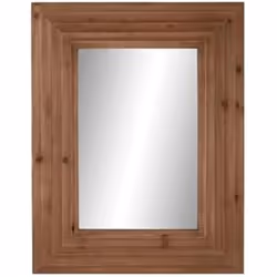 Home ESPRIT Miroir mural Marron Naturel Sapin Moderne 104 x 9 x 135 cm