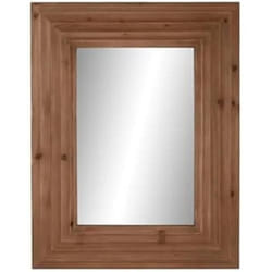 Home ESPRIT Miroir mural Marron Naturel Sapin Moderne 104 x 9 x 135 cm