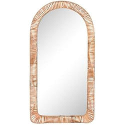Home ESPRIT Miroir mural Naturel Verre Tropical 61,5 x 7 x 117 cm