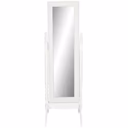 Home ESPRIT Miroir sur Pied Blanc 50 x 50 x 157 cm