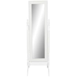 Home ESPRIT Miroir sur Pied Blanc 50 x 50 x 157 cm