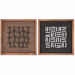 Home ESPRIT Cadre Moderne 40,2 x 4 x 40,2 cm (2 Unités)