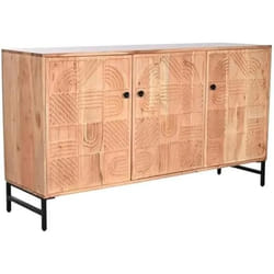 Home ESPRIT Buffet Marron Noir 145 x 40 x 80 cm - TU