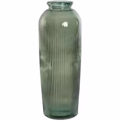 Home ESPRIT Vase Vert Cristal recyclé 30 x 30 x 72 cm
