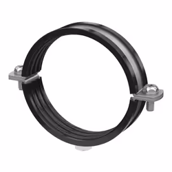 Les colliers isophoniques sont fabriqués en acier zingué de 2 mm d'épaisseur et recouverts d'un profilé en caoutchouc EPDM qu ...