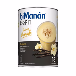 biManán 8424259997805, Poudre, Protéine de lait, Vanille, A, C, D, E, B1, B2, B6, B9, Calcium, Magnesium, Iron, Zinc, 16 g, 9 ...
