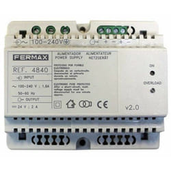 4840 Bloc d'alimentation DIN-6 100-240VAC/24VDC-2A - Fermax