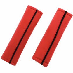 2 Fourreaux rouges de ceinture de securite 2 Fourreaux rouges de ceinture de securite