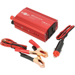 Carplus - Convertisseur 12v 230v 300w Usb 2.4a Pinces Crocodiles Cable 12v - Swiss Drive