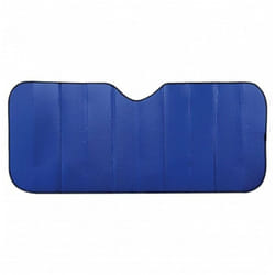 Pare-soleil voiture frontal, bleu, taille l 145x70cm - swissdrive