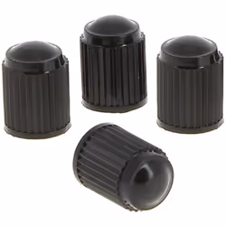 4 Bouchons de valve plastique standards 4 Bouchons de valve plastique standards