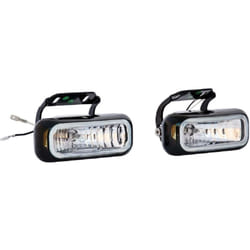 Carplus - 2 Feux antibrouillard rectangulaires H3 12V 55W