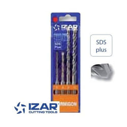 Coffret de 4 forets beton sds+ Izar 2 pointes carbure