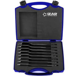 Coffret mèche plate haut rendement 12 à 32 mm Bois tendre - Réf: 1651 Izar